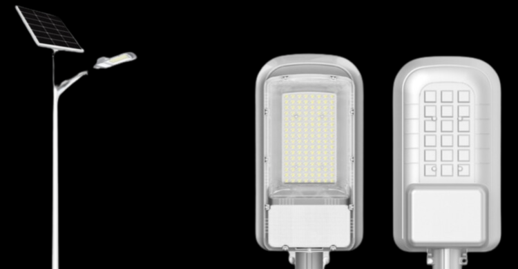 Uliczna lampa solarna 3000 lm na słupie.png