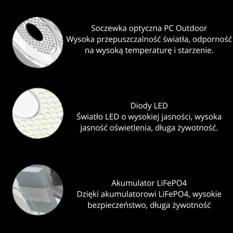 Soczewka optyczna PC Outdoor Wysoka przepuszczalność światła, odporność na wysoką temperaturę i starzenie..png
