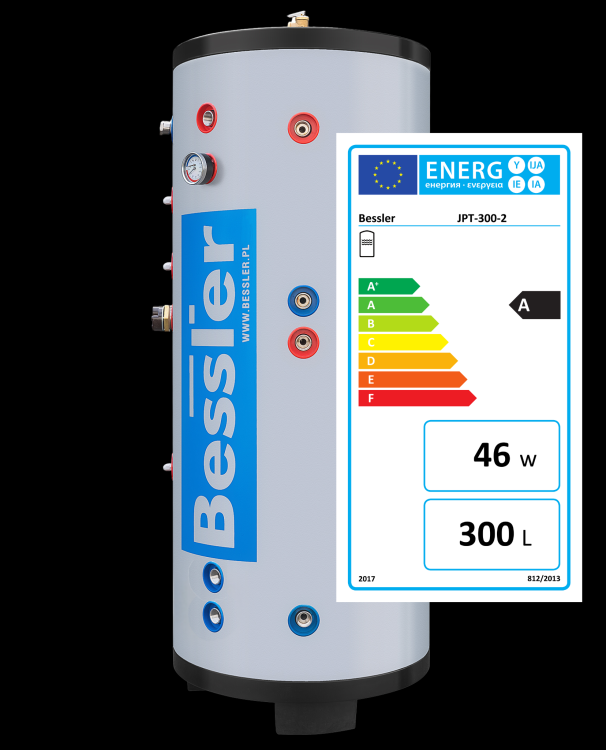 Zasobnik cwu 300l podwójna wężownicą, etykieta energetyczna .png