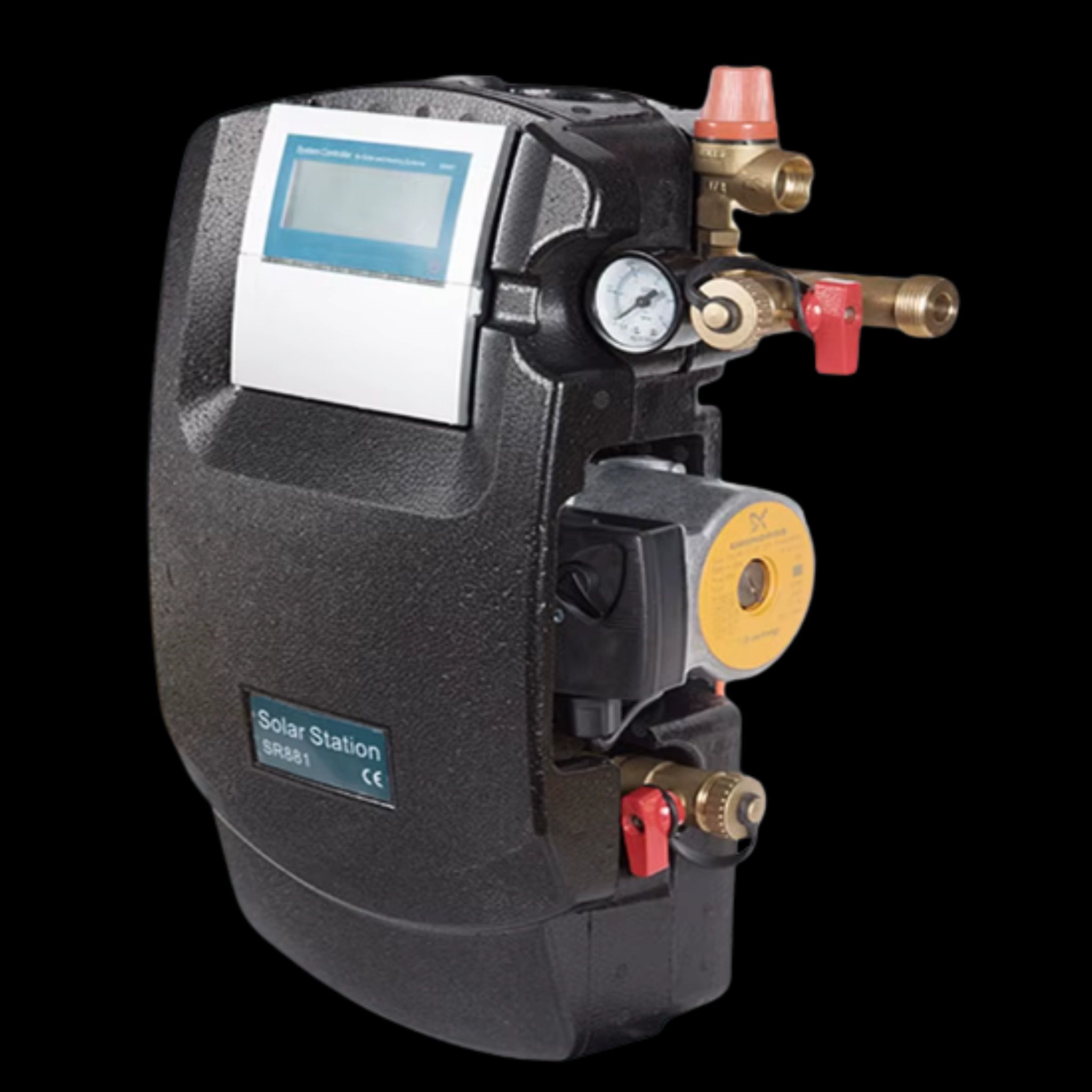 Solarna grupa pompowa Bessler do kolektorów słonecznych – pompa Grundfos, zawory bezpieczeństwa i przepływomierz. Efektywne rozprowadzenie ciepła, energooszczędność, szybki montaż i wszechstronne zastosowanie w instalacjach solarnych, grzewczych i basenowych