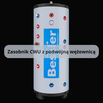 Zasobnik cwu z podwójną wężownicą