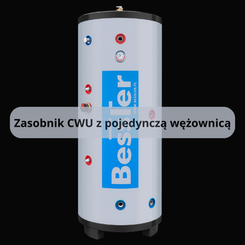 Zasobnik cwu z pojedynczą wężownicą 