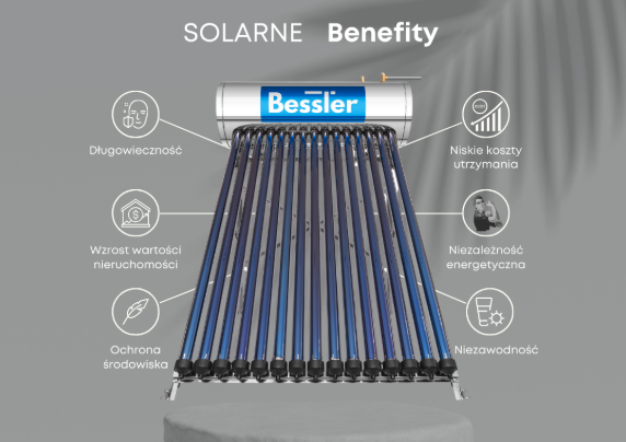 Bessler – nowoczesne kolektory słoneczne i grupy pompowe. Wydajne rozwiązania solarne do podgrzewania ciepłej wody użytkowej i basenów. Ekologiczne, trwałe i energooszczędne systemy dla domu i firmy